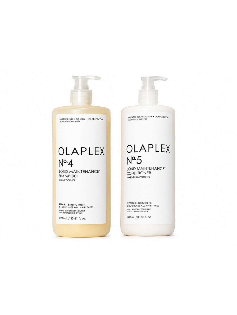 OLAPLEX No.4 Shampoo & No.5 Conditioner 1L Duo 33.8oz Each